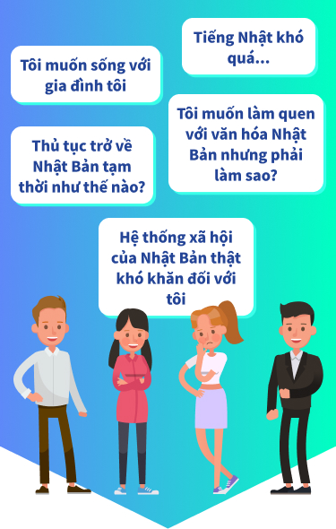 Dành cho những người có “kỹ năng đặc định”　“sống với gia đình”  “cuộc sống ở nhật bản”　Nexio sẽ cố gắng hết sức để hỗ trợ bạn.